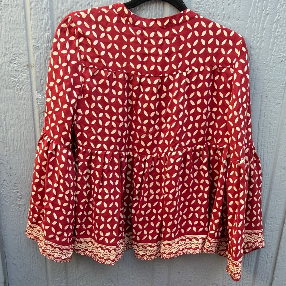 Natalie Martin Jerusha Top 100% Silk Size: XS - Picture 9 of 11